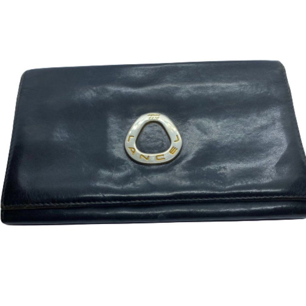 Lancel
Paris Black Leather Slim Designer Wallet **FLAWS**